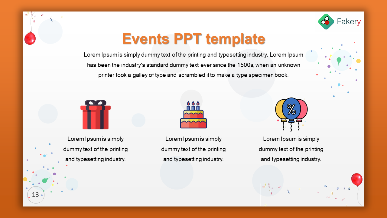 event ppt template